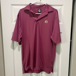FootJoy purple lighthouse golf polo